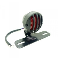 Support de plaque noir avec éclairage