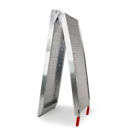 Rampe de chargement pliable pleine en aluminium
