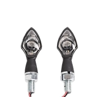 Clignotants universels à led noires haut de gamme approuvés par la cee