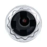 Douille articulée à bougie douze pans avec ressort de retenue