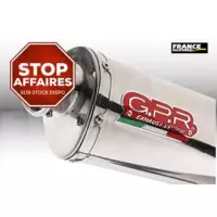 Pot gpr tri-ovale inox - homologué  - kawasaki klv 1000 2004/07  s.t.a