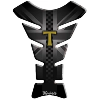 Protège réservoir autocollant triumph black