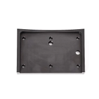Support de support de garde-boue universel pour plaque d'immatriculation (noir)