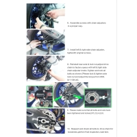 Tendeurs de chaine kalyosa pour yamaha r6 08-15