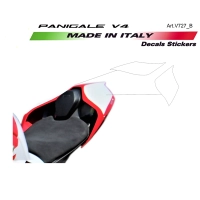 2 autocollants coque arrière ducati panigale v4 / v4r / v4s