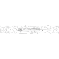 Film de protection anti-gravion eazi-guard® pour kawasaki  versys 650  2015-2017