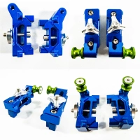 Tendeurs de chaine kalyosa bleu avec diabolos a pour yamaha mt07/fz07/xsr700