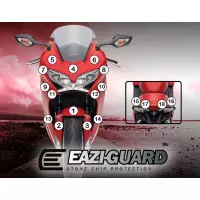 Film de protection anti-gravion eazi-guard® pour honda  vfr800  2014-2017