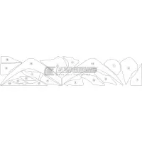 Film de protection anti-gravion eazi-guard® pour honda  vfr800  2014-2017