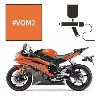 Peinture yamaha vivid orange pearl 2 r6