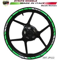 Liserets de jantes 17" - couleur vert fluo