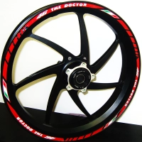 Liserets de jantes the doctor - couleur rouge