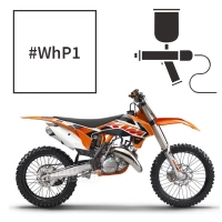 Peinture ktm crystal white pearl ktm sx 125 150 200 250 sx-f 250 350 450
