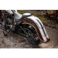 Garde-boue arrière extensible softail m8 slim flsl 4" 2018-2025