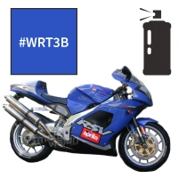 Peinture en spray aprilia electric blue pearl rsv 1000 mille 1998-2000