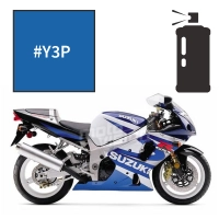 Peinture en spray suzuki light blue pearl gsxr 750 1000