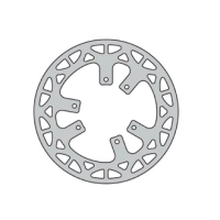 Disque de frein arrière type rond fe.y413