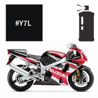 Peinture en spray suzuki saturn black pearl gsxr 600 750 1000