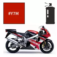 Peinture en spray suzuki pearl helios red gsxr 1000 2001-2002