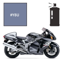 Peinture en spray suzuki flint grey metallic gsx-r 1300 hayabusa 2003