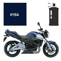 Peinture en spray 400ml suzuki pearl deep blue no.2 600 gsr 2007-2008