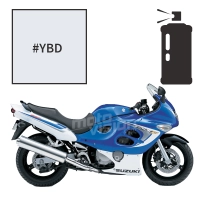 Peinture tricouche en spray suzuki glass splash white 600 gsx-f 2006-2007
