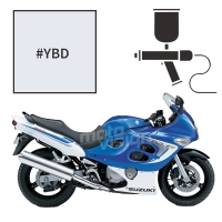 Peinture tricouche suzuki glass splash white 600 gsx-f 2006-2007