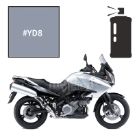 Peinture en spray suzuki sonic silver 1000 v-strom 2003-2005