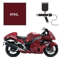 Peinture tricouche suzuki candy bordeaux/sonoma red 1300 gsx-r hayabusa 2006-2007/2012