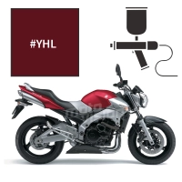 Peinture tricouche suzuki candy bordeaux/sonoma red 600 gsr 2007