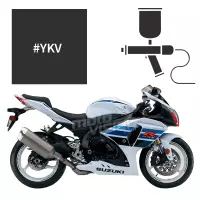 Peinture tricouche suzuki matt black 2 gsx-r 1000 special edition 2012-2013