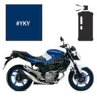 Peinture trichouche en spray suzuki pearl vigour blue (candy) 650 sfv gladius 2013-2016