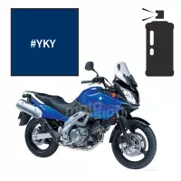 Peinture trichouche en spray suzuki pearl vigour blue (candy) 650 v-strom 2005-2008/2013-2014