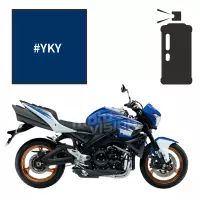 Peinture trichouche en spray suzuki pearl vigour blue (candy) 1300 b-king 2011