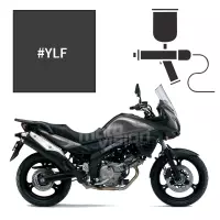 Peinture tricouche suzuki thunder grey pearl 650 v-strom 2013-2014