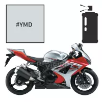 Peinture en spray suzuki metallic mystic silver 1000 gsx-r 2007 edition speciale tourist trophy