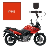 Peinture tricouche suzuki candy max orange 650 v-strom 2009-2011