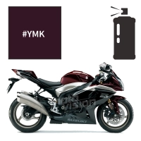 Peinture en spray suzuki candy dark cherry red 1000 gsx-r 2009