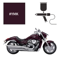 Peinture suzuki candy dark cherry red intruder m1800r 2009