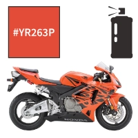 Peinture tricouche en spray honda pearl fire orange cbr600rr 2006-2010