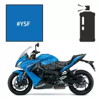 Peinture en spray suzuki metallic triton blue 1000 gsx-f fa 2016