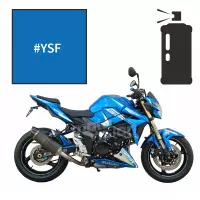Peinture en spray suzuki metallic triton blue 750 gsr moto gp 2016