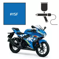Peinture suzuki metallic triton blue 125 gsx-r gp 2018-2019