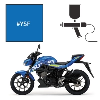 Peinture suzuki metallic triton blue 125 gsx-s gp 2018
