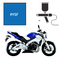 Peinture suzuki metallic triton blue 600 gsr 2009