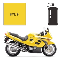 Peinture tricouche suzuki pearl orpiment yellow 600 gsx-f 2003-2004