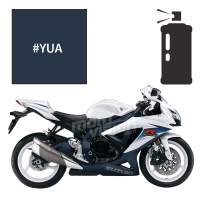 Peinture en spray suzuki metallic matt stellar blue 600 gsx-r 2010