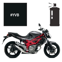 Peinture en spray suzuki glass sparkle black sfv 650 gladius 2011-2016