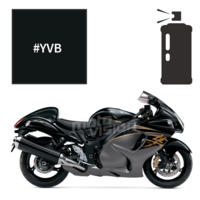 Peinture en spray suzuki glass sparkle black gsx-r 1300 hayabusa 2012-2019