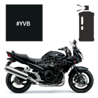 Peinture en spray suzuki glass sparkle black gsf 1250 bandit n & s 2012-2016